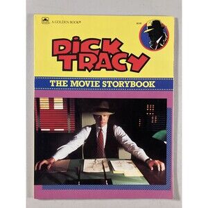 Dick Tracy: The Movie Storybook (Vintage 1990) Disney Golden Book • Madonna
